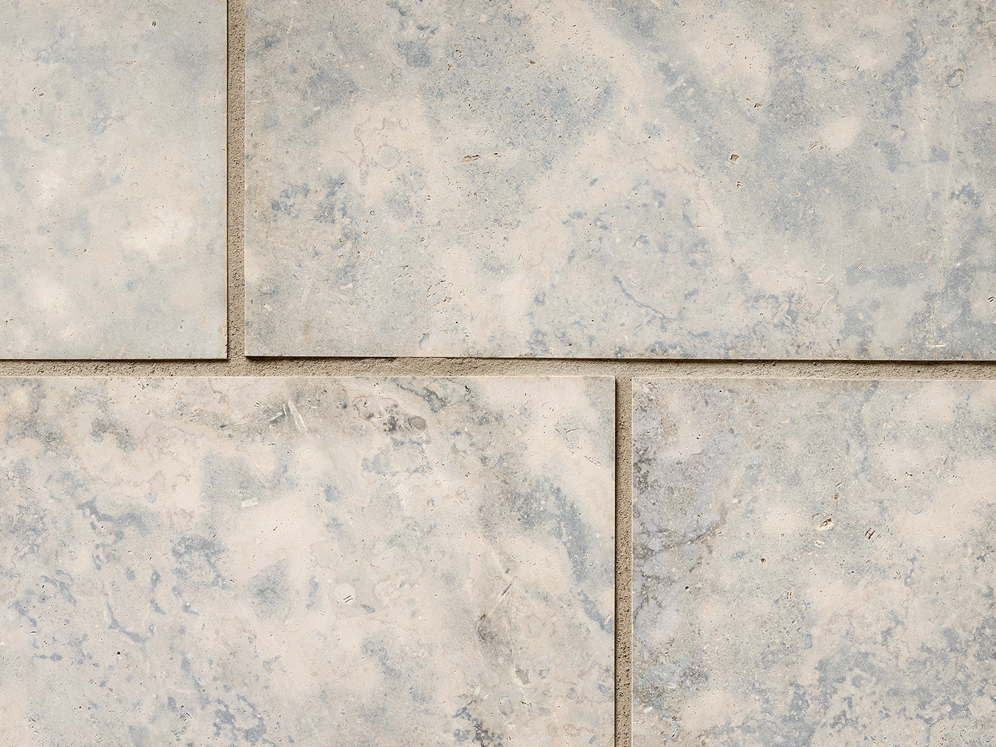 Adair Blue-Grey Fleuri. Medium Dressed Finish.